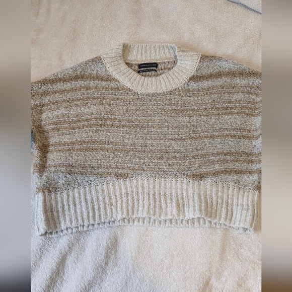 Urban Outfitters Multitone Knit Cropped Sweater - Picture 2 of 8